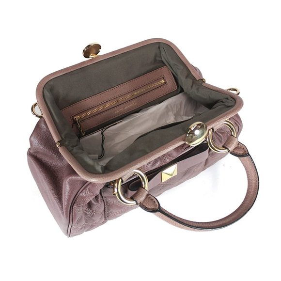 Marc Jacobs Lindy Quilted Mini Stam Satchel Bag - Picture 3 of 12